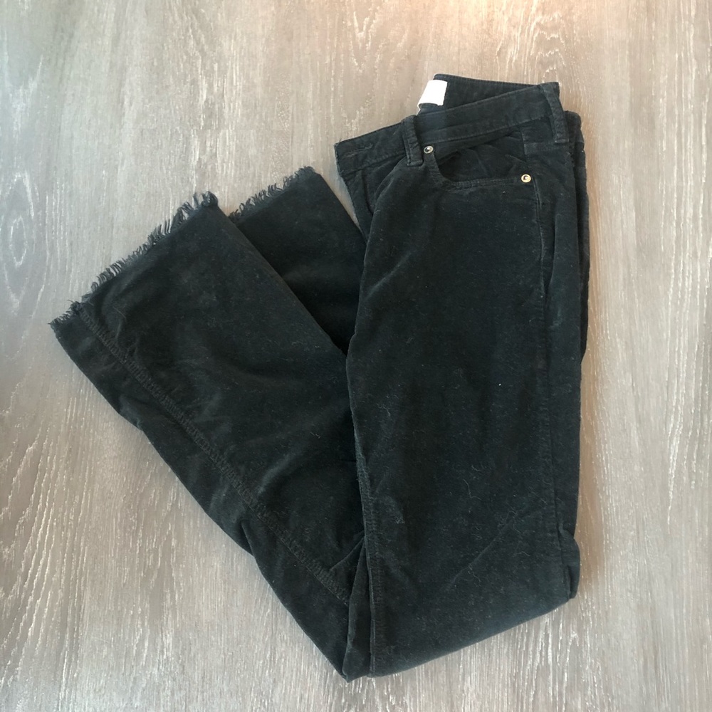 Free People corduroy black jeans